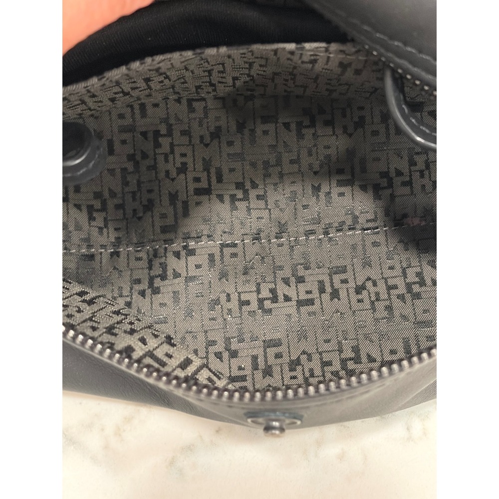 Longchamp Le Pliage Cuir Black Leather Clutch - Picture 12 of 14